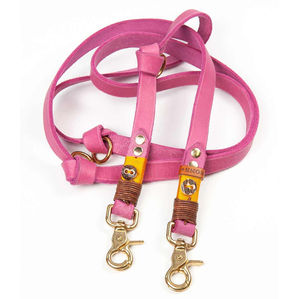 Hundeleine 20mm Leder - 200cm