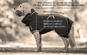 Coffee-Beige DRYUP Cape Bademantel für Hunde aus 100% Baumwoll-Frottee – ideal nach Regen, Schwimmen und Matsch