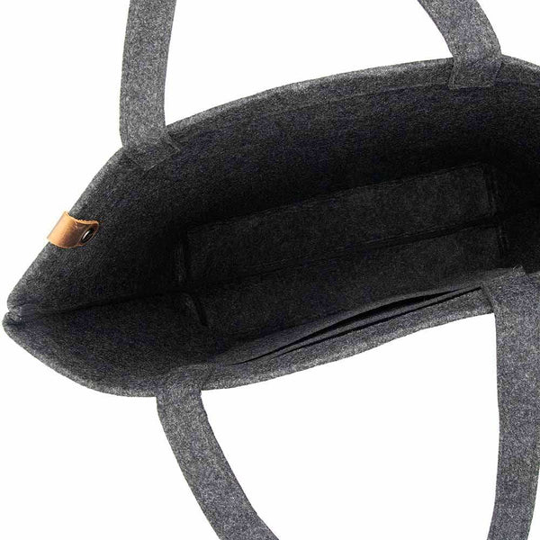 XL-Filztasche happiness is doggy kisses – Geschenkidee für Hundebesitzer, ideal zu Weihnachten oder als Geburtstagsgeschenk