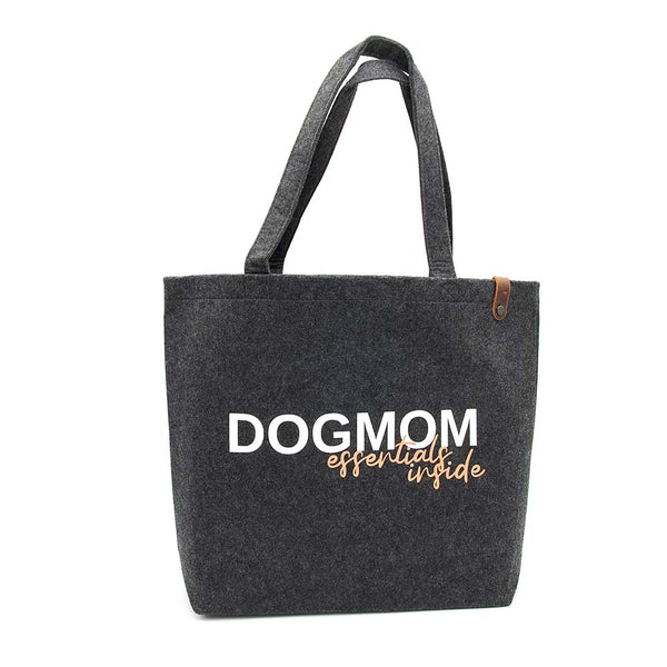 Tasche Filz - 'dog mom essentials inside'
