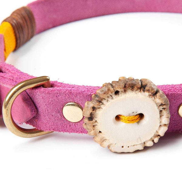 Halsband 20mm Leder - 46-48-50cm