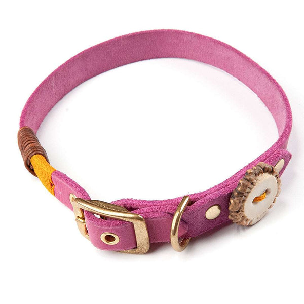 Halsband 20mm Leder - 46-48-50cm