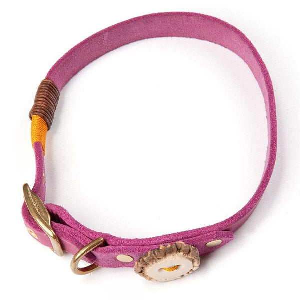 Halsband 20mm Leder - 46-48-50cm