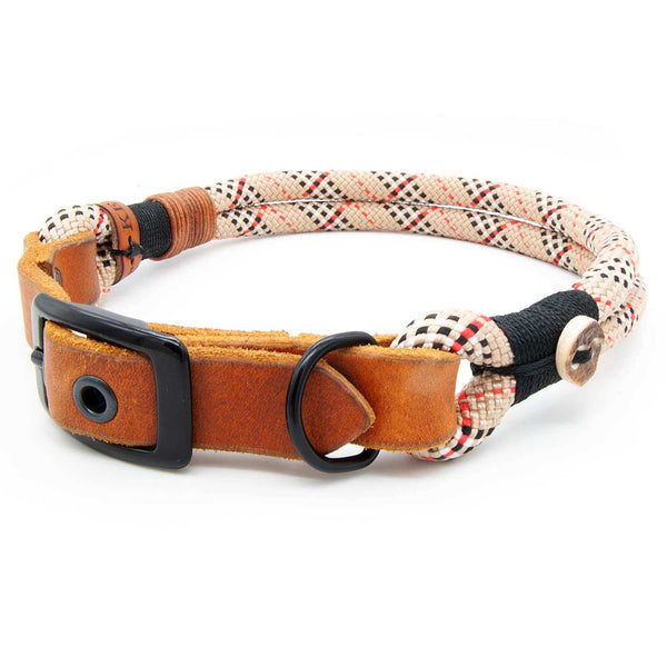 #T-HB-SC-10-HIGHH, #T-HB-SC-08-HIGHH, Hundehalsband Tau 10 mm verstellbare Schnalle, Highland Houndstooth - handgefertigt, exklusiv im designgeschützten Stil