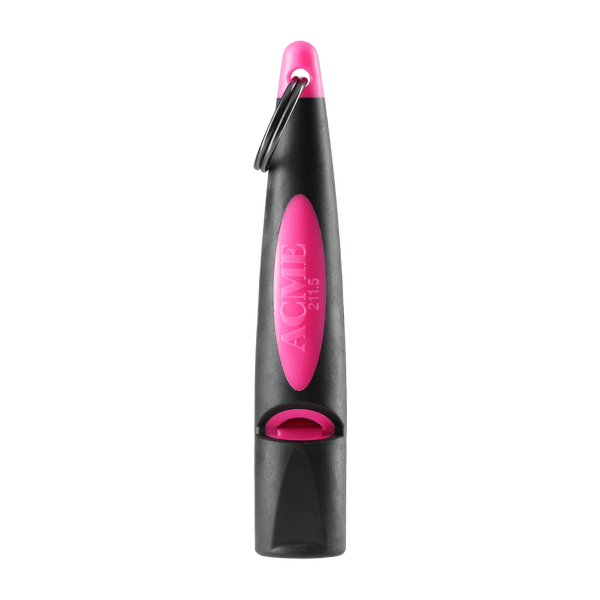 Hundepfeife Acme Alpha 211,5 - Schwarz Pink / Black DG Pink - die beste Pfeife fürs Hundetraining - oben