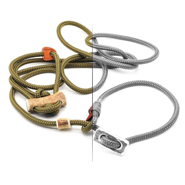 Shoulder leash / hunting leash 'Hands-Free' | 8mm | Elegant