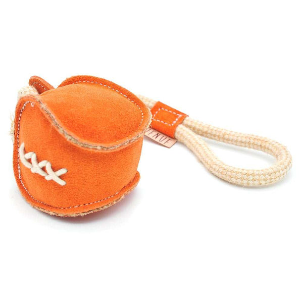 Ungefährliches Hundespielzeug Ball aus nachhaltigen Materialien, ohne Quietschi