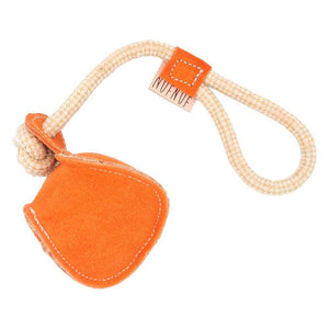 Hundespielzeug Ball - Wildleder mit Kokosfaser-Füllung, robust und umweltfreundlich