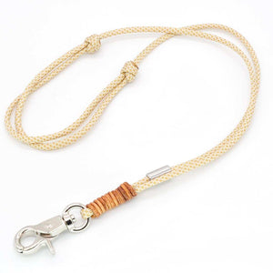 Praktische Pfeifenband für Acme-Pfeifen - stufenlos verstellbar - Weiß-Gold