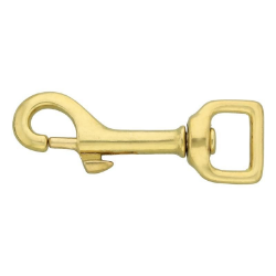 Karabinerhaken Messing