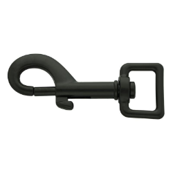 Karabinerhaken Schwarz