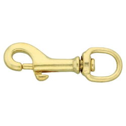 Karabinerhaken Messing