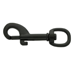 Karabinerhaken Schwarz