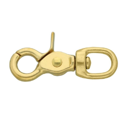 Scherenkarabiner Messing