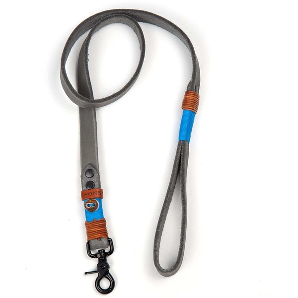 Hundeleine Handschlaufe 20mm Leder - 100cm