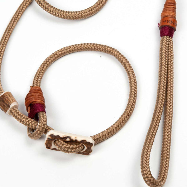 Retrieverleine 8mm Tau - 120cm