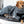 DRYUP BODY® Grau Hundebademantel mit Rollkragen – trocknet Ohren & Hals deines Hundes für extra Schutz