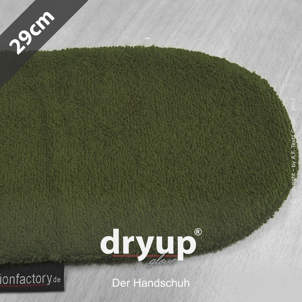 Handschuh für Hunde, Hundehandschuh in Moos-Grün