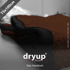 Praktisches Hunde-Handtuch aus Baumwoll-Frottee – actionfactory Handtuch in Braun für trockene Pfoten und sauberes Zuhause