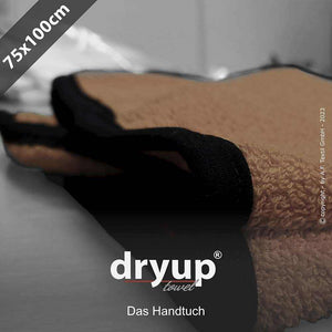 dryup hund handtuch hundehandtuch baden waschen trocknen frottee baumwolle kensons for dogs beige braun