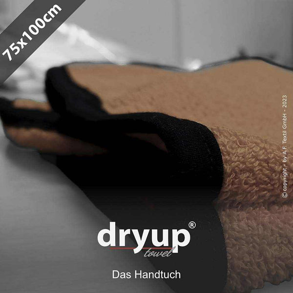 Praktisches Hunde-Handtuch aus Baumwoll-Frottee – actionfactory Handtuch in Beige für trockene Pfoten und sauberes Zuhause