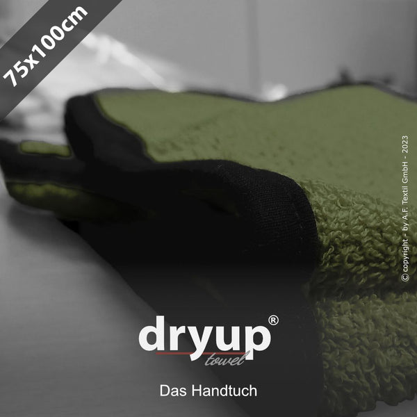 DRYUP® Hundehandtuch Moos-Grün