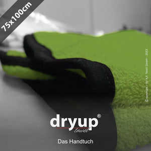 Hundehandtuch in Grün – saugstarkes Handtuch aus 100% Baumwolle, ideal zum schnellen Trocknen deines Hundes