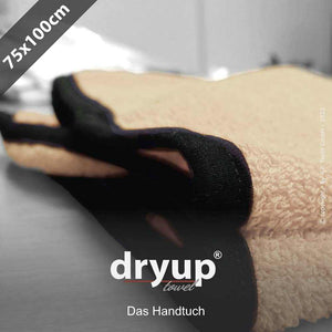 Praktisches Hunde-Handtuch aus Baumwoll-Frottee – actionfactory Handtuch in Beige für trockene Pfoten und sauberes Zuhause