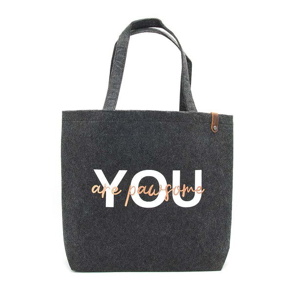 Tasche Filz - 'you are pawsome'