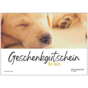 gutschein geschenk weihnachten geburtstag hundefreund hund kensons for dogs