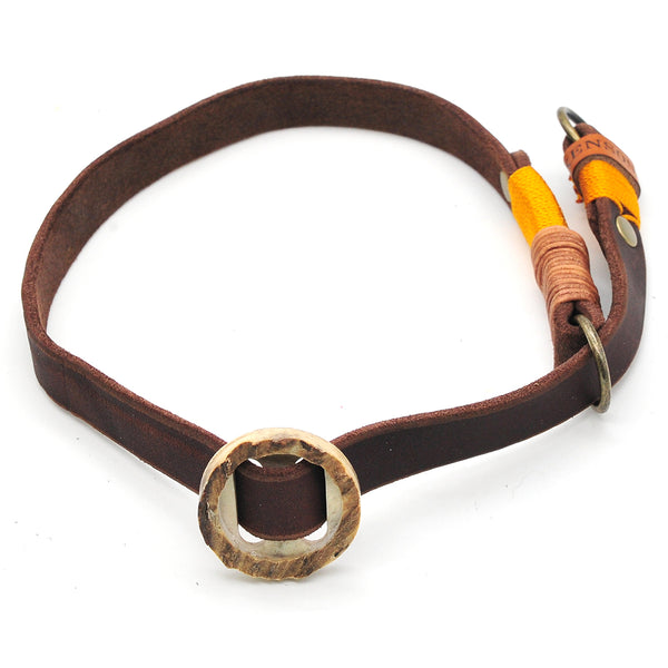 Konfigurierbares Halsband Leder Zugstopp