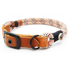 #T-HB-SC-10-HIGHH, #T-HB-SC-08-HIGHH, Hundehalsband Tau 10 mm verstellbare Schnalle, Highland Houndstooth - handgefertigt, exklusiv im designgeschützten Stil