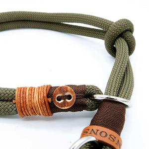 Tau-Hundehalsband mit Zugstopp – doppelt - 10mm | Konfigurator