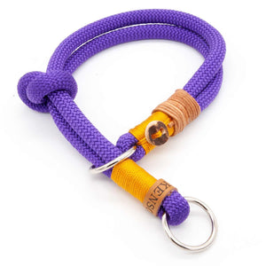 Tau-Hundehalsband mit Zugstopp – doppelt - 10mm | Konfigurator