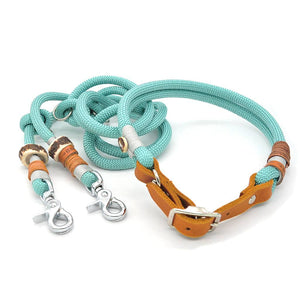 Set: Hundeleine Tau & Halsband mit Schnalle – 10mm | Konfigurator