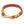 #T-HB-KA-10-GOL, Hundehalsband Tau 10 mm mit Karabiner, Golden Fireball - handgefertigt, exklusiv im designgeschützten Stil