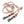#T-HL-10-HIGHH-200, #T-HL-10-HIGHH-250, #T-HL-10-HIGHH-300, Hundeleine Highland Houndstooth aus robustem Tau, stilvollem Takling und stabilen Karabinern