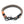 #T-HB-KA-10-SOU, Hundehalsband Tau 10 mm mit Karabiner, Soulful Noir - handgefertigt, exklusiv im designgeschützten Stil
