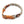 #T-HB-SC-10-WIL, Hundehalsband Tau 10 mm Schnalle verstellbar, Wilderness Whimsy - handgefertigt, exklusiv im designgeschützten Stil