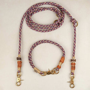 Set: Hundeleine Tau & Halsband mit Karabiner – 8mm | Konfigurator