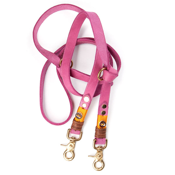 Hundeleine 20 mm Leder - 200 cm