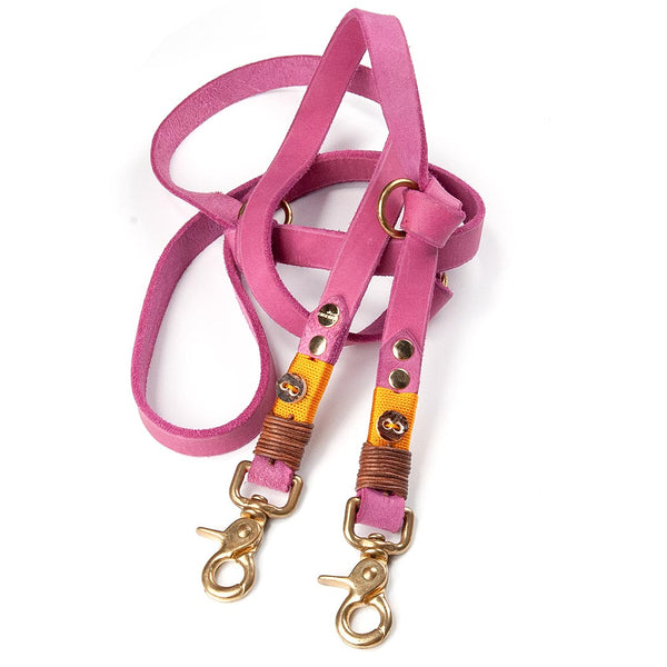 Hundeleine 20 mm Leder - 200 cm