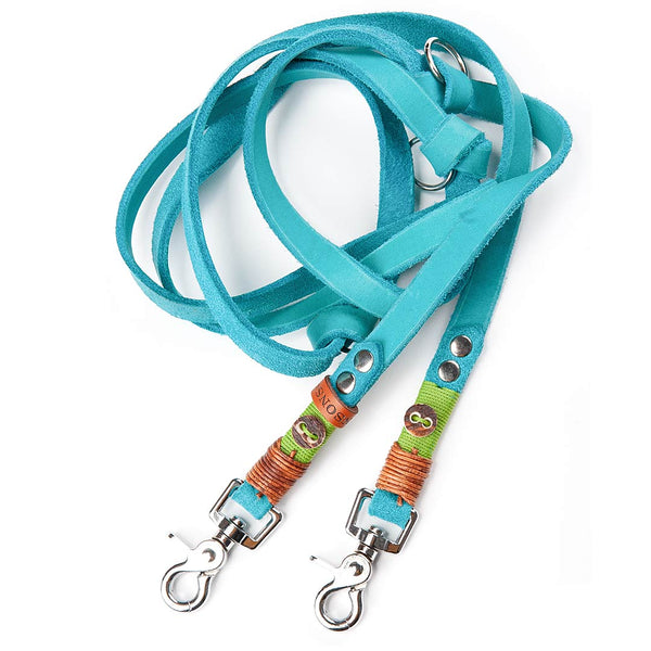 Hundeleine 16 mm Leder - 200 cm