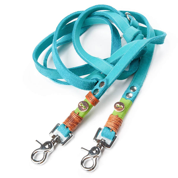 Hundeleine 16 mm Leder - 200 cm