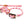 #T-RLE-10-ROS, Exklusive Moxon 10 mm Rosea Dream mit Takling, robustes Tau mit sorgfältig genähten Verbindungen, handmade in Germany