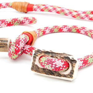 Exklusive Moxon 10 mm Blossom Fire mit Takling, robustes Tau mit sorgfältig genähten Verbindungen, handmade in Germany