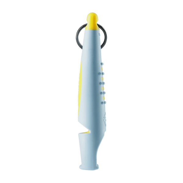 Hundepfeife Acme Alpha 210,5 - Hell-Blau Gelb / Baby Blue Yellow - die beste Pfeife fürs Hundetraining - seitlich