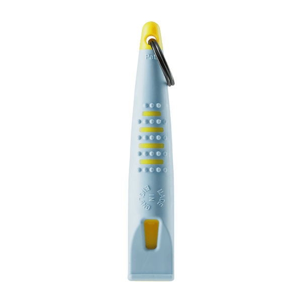 Hundepfeife Acme Alpha 210,5 - Hell-Blau Gelb / Baby Blue Yellow - die beste Pfeife fürs Hundetraining - unten