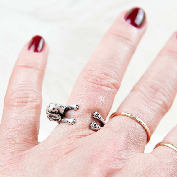 Dog ring 'LabLove' | copper colored
