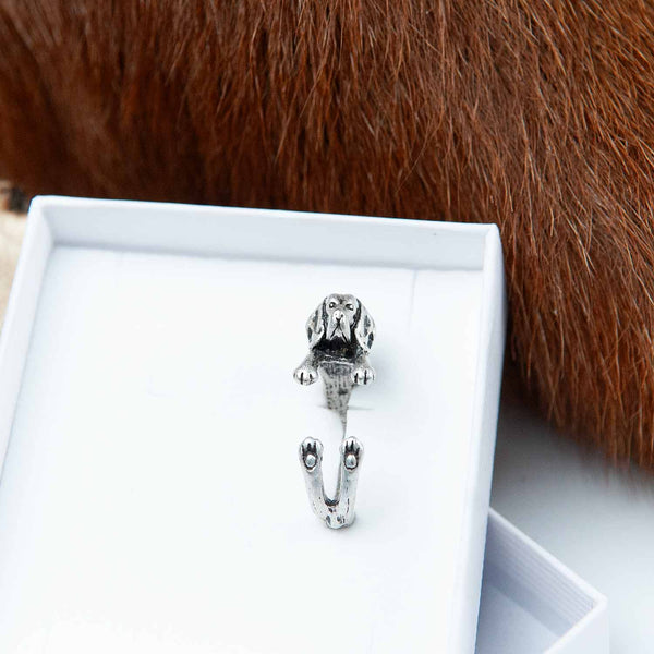 Dog ring 'LabLove' | copper colored